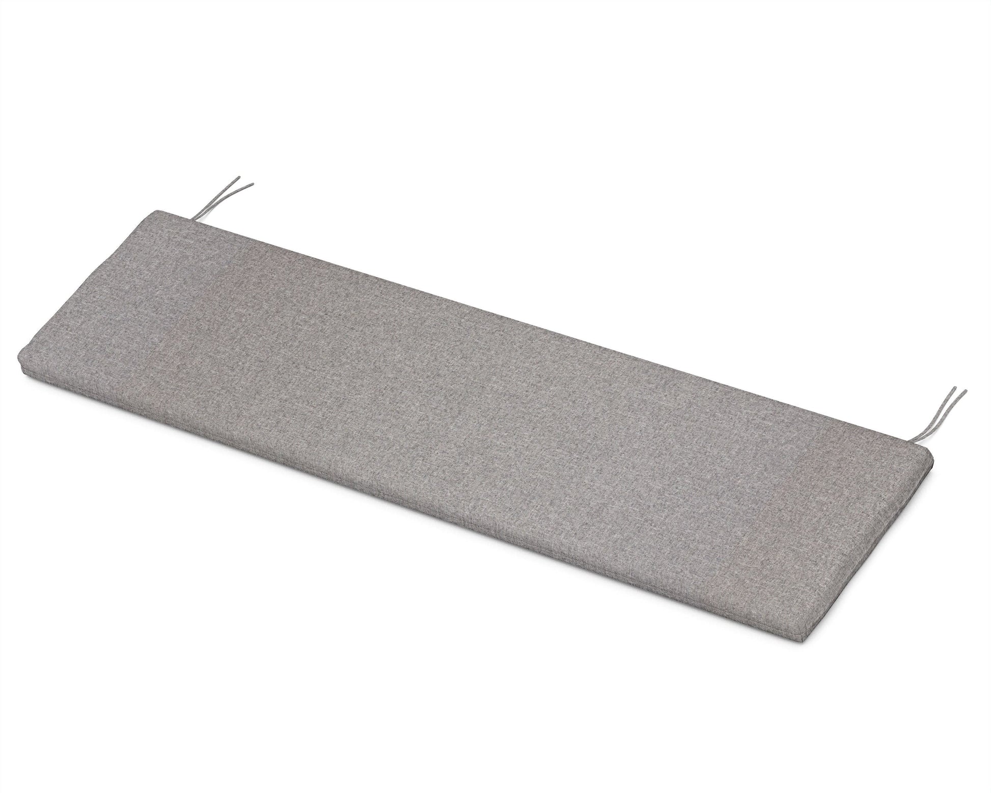 POLYWOOD Bench Seat Cushion - 18.5"D x 55.5"W x 2.5"H — Grey Mist