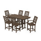 POLYWOOD Chinoiserie 7-Piece Farmhouse Counter Set — Kona