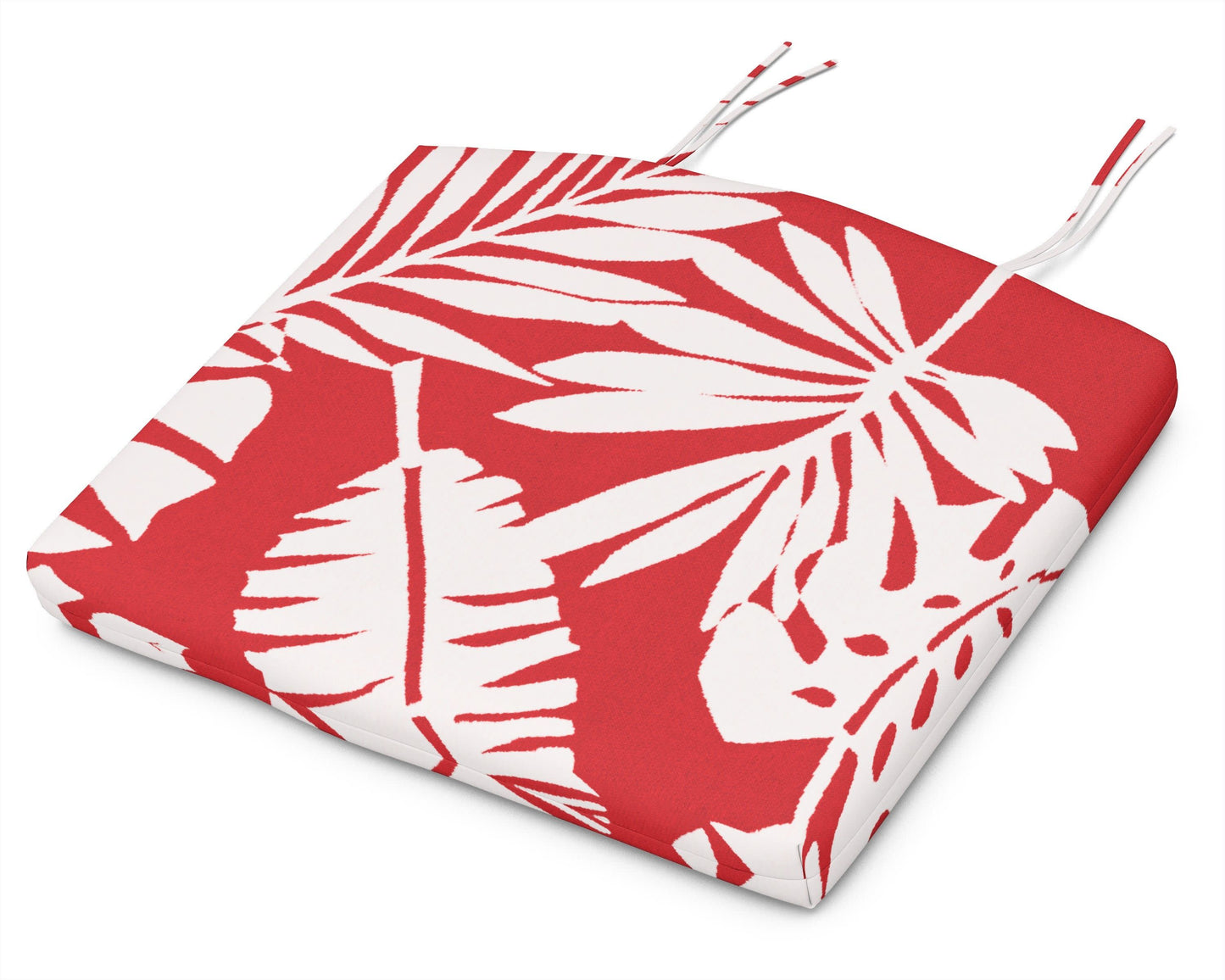 POLYWOOD Adirondack Seat Cushion - 20"W x 18.5"D x 2.5"H — Leaf Crimson