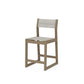 POLYWOOD EDGE Sling Counter Side Chair — Vintage Sahara / Birch Sling