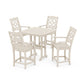 POLYWOOD Chinoiserie 5-Piece Counter Set — Sand