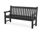 POLYWOOD 60" Buddy Bench — Black
