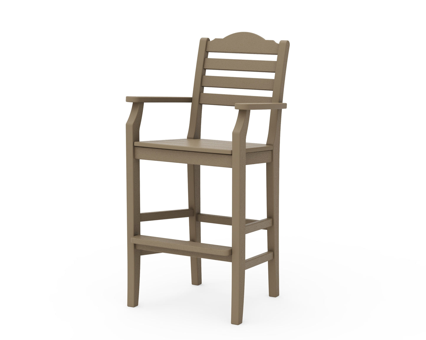 POLYWOOD Savannah Bar Arm Chair — Vintage Sahara