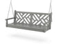 POLYWOOD Chippendale 60" Swing — Slate Grey