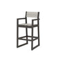 POLYWOOD EDGE Sling Bar Arm Chair — Vintage Coffee / Birch Sling