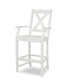 POLYWOOD Braxton Bar Arm Chair — White