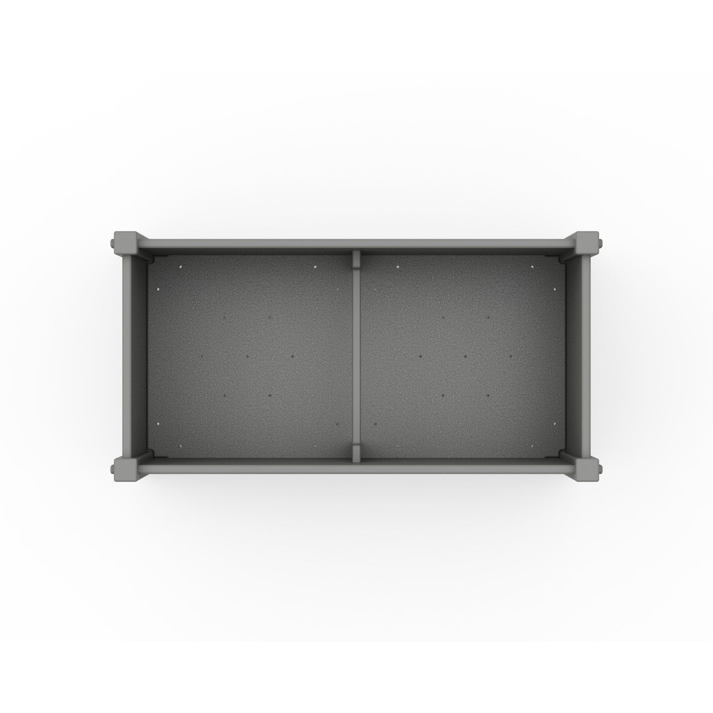 POLYWOOD Nautical Large Rectangle Double Planter Box