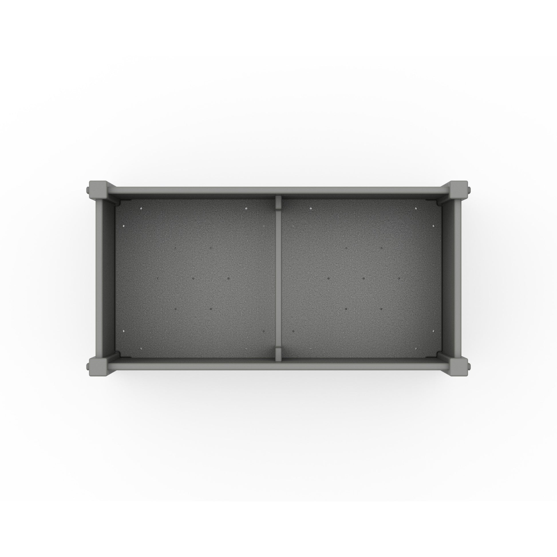 POLYWOOD Nautical Large Rectangle Double Planter Box
