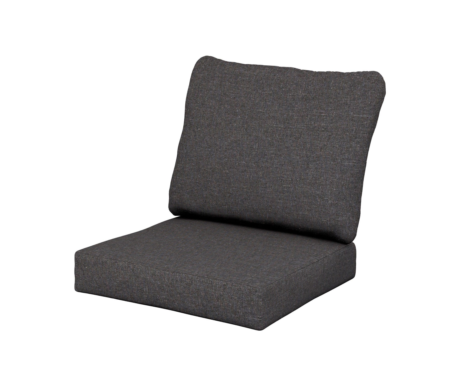 POLYWOOD Baffle Seat/Back Cushion — Ash Charcoal