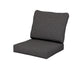 POLYWOOD Baffle Seat/Back Cushion — Ash Charcoal