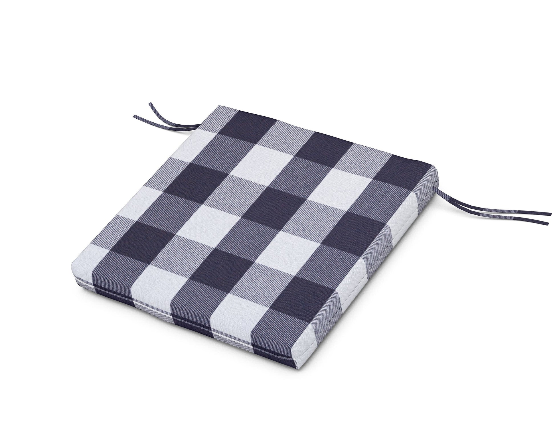 POLYWOOD AL300 Seat Pad — Buffalo Plaid Navy