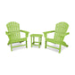 POLYWOOD South Beach Adirondack 3-Piece Set FREE SHIPPING