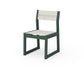 POLYWOOD EDGE Sling Dining Side Chair — Green / Parchment Sling