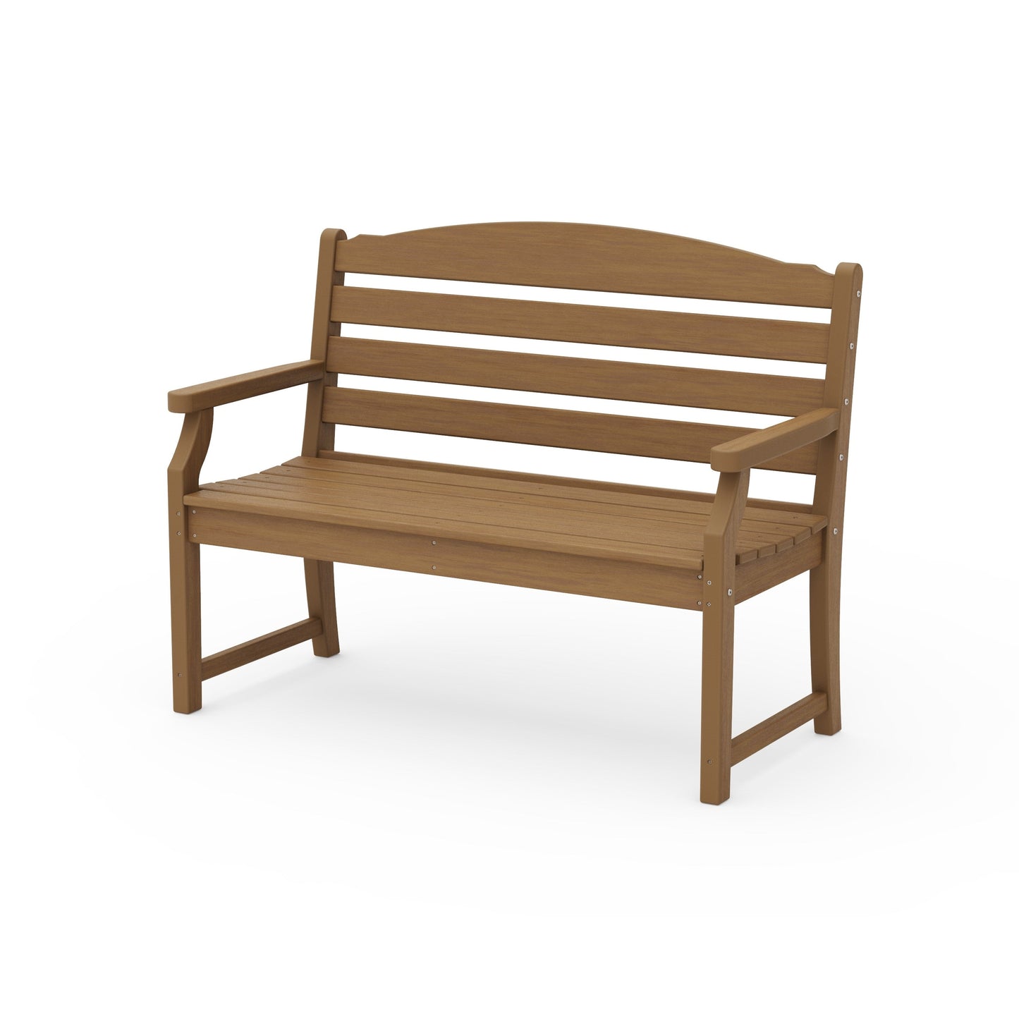 POLYWOOD Savannah 48" Bench — Natural