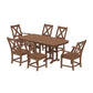 POLYWOOD Braxton 7-Piece Dining Set — Teak
