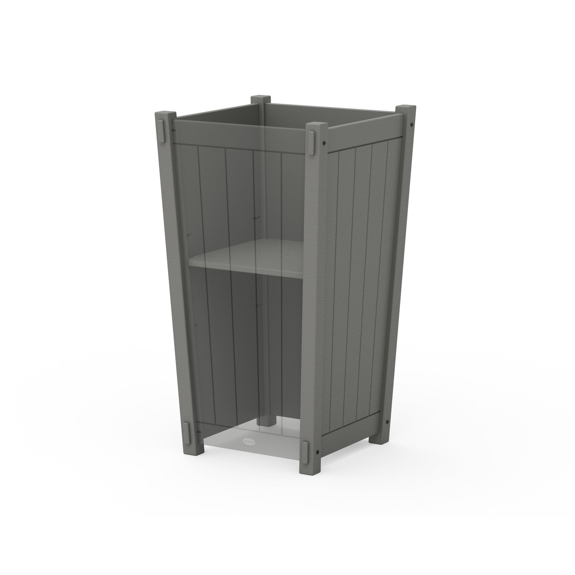 POLYWOOD Vineyard Large Tapered Square Tall Planter Box