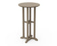 POLYWOOD 24" Round Farmhouse Bar Bistro Table — Vintage Sahara