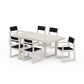 POLYWOOD EDGE Sling 7-Piece Dining Set — Sand / Black Sling
