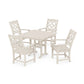 POLYWOOD Chinoiserie 5-Piece Farmhouse Dining Set — Sand