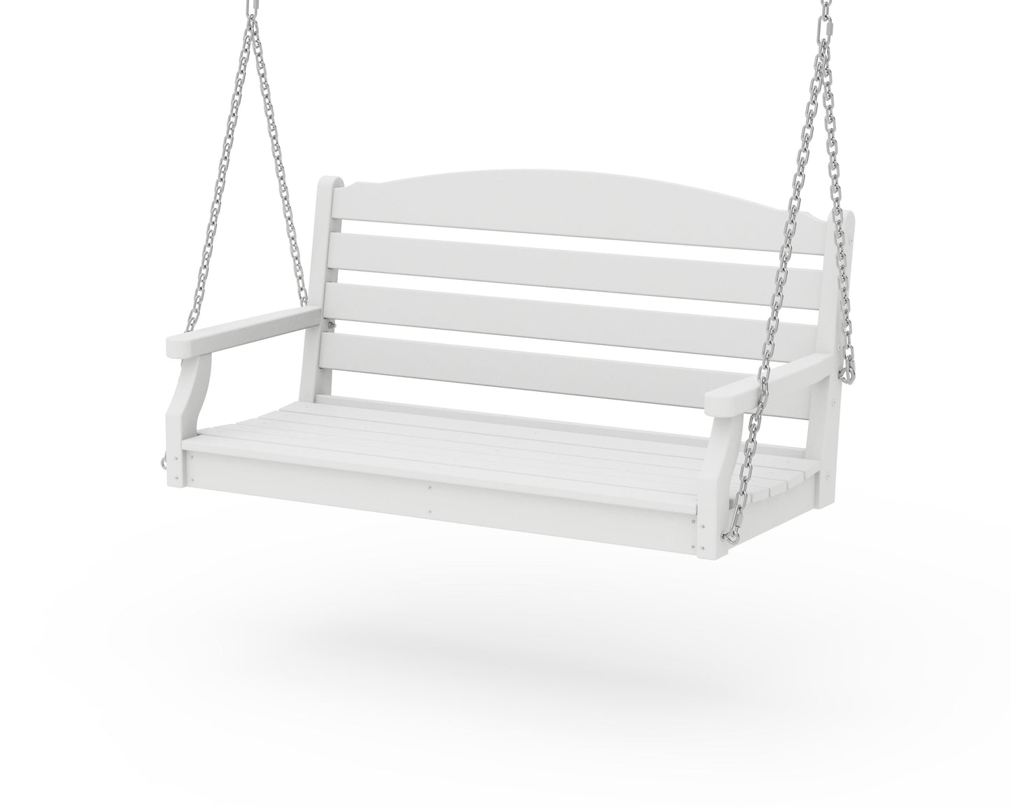 POLYWOOD Savannah 48" Swing — White