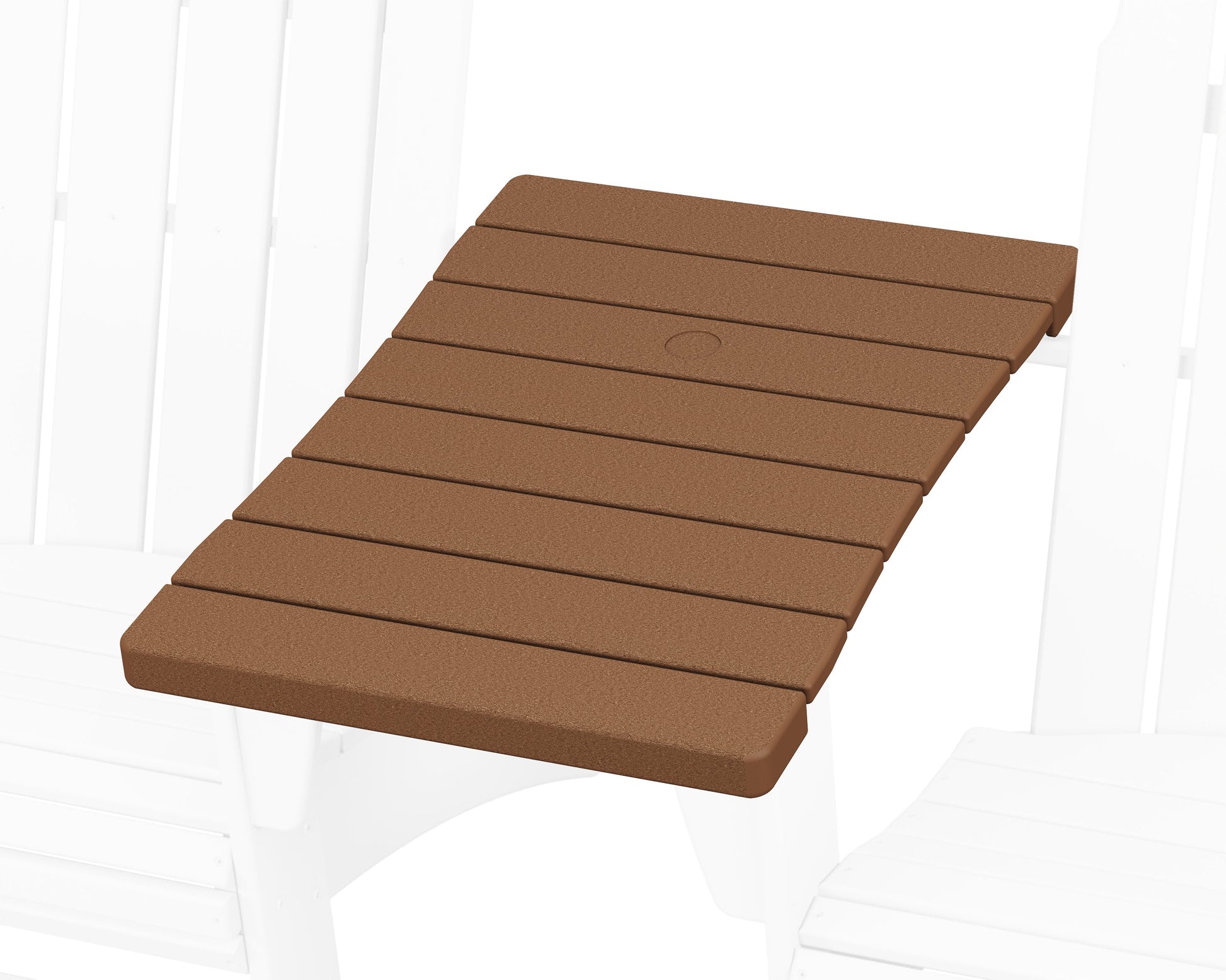 POLYWOOD 600 Series Straight Adirondack Connecting Table — Teak