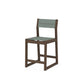 POLYWOOD EDGE Sling Counter Side Chair — Kona / Dupioni Sea Mist Sling