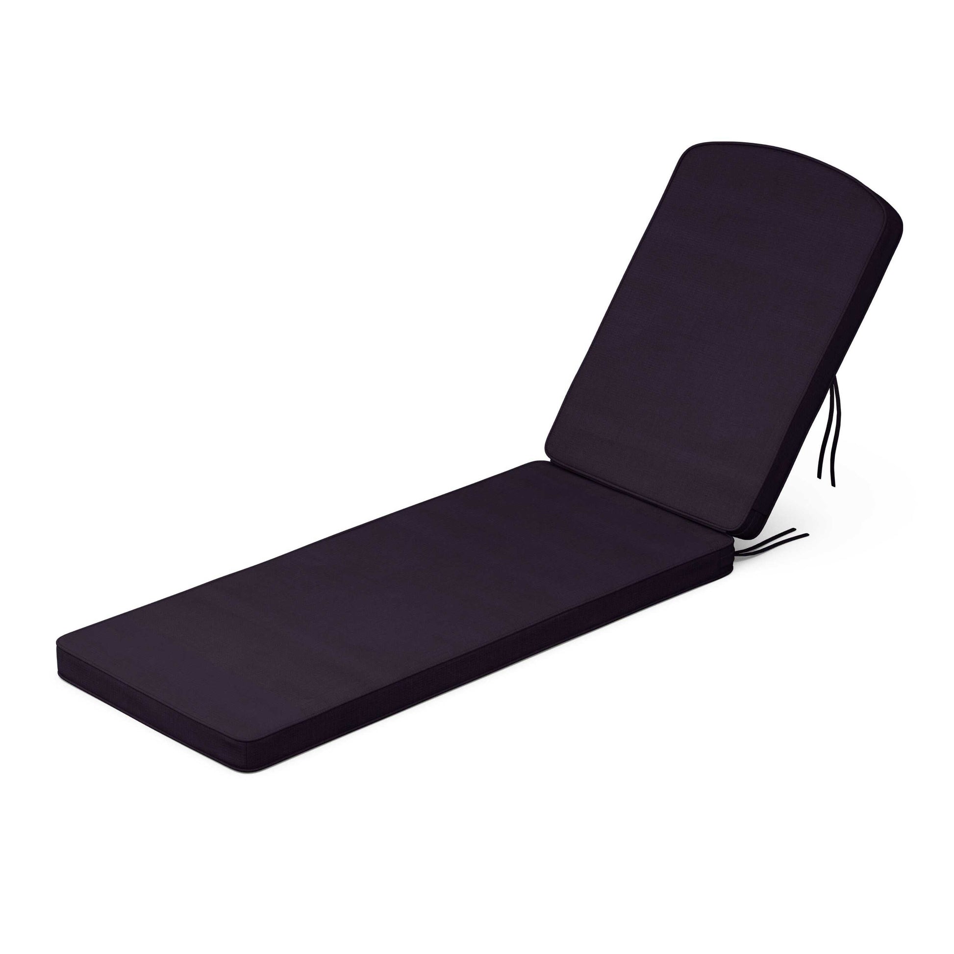 POLYWOOD Chinoiserie Chaise Cushion — Navy Linen