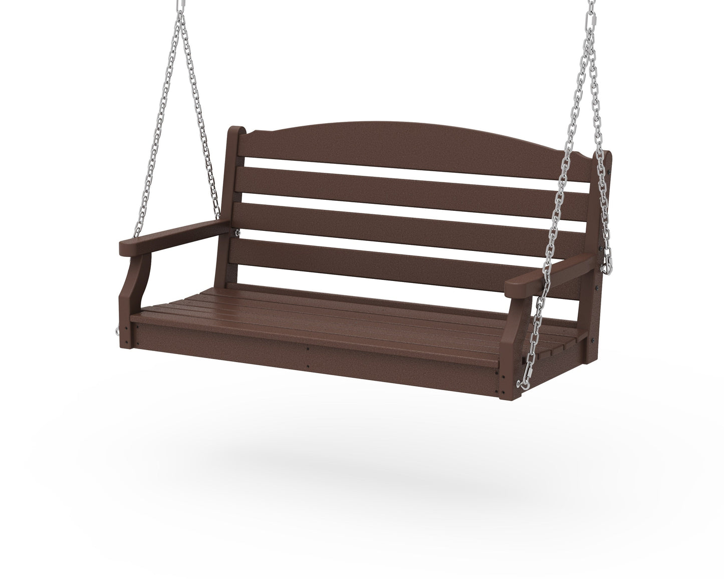 POLYWOOD Savannah 48" Swing — Mahogany
