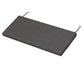 POLYWOOD Bench Seat Cushion - 17.25"D x 43.5"W x 2.5"H — Ash Charcoal