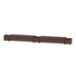 POLYWOOD 72" Vineyard Straight Double Planter Storage Bench Set — Mahogany