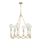 CELSIUS 27'' WIDE 6-LIGHT CHANDELIER  -  FREE SHIPPING !!!