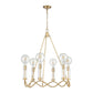 CELSIUS 27'' WIDE 6-LIGHT CHANDELIER  -  FREE SHIPPING !!!