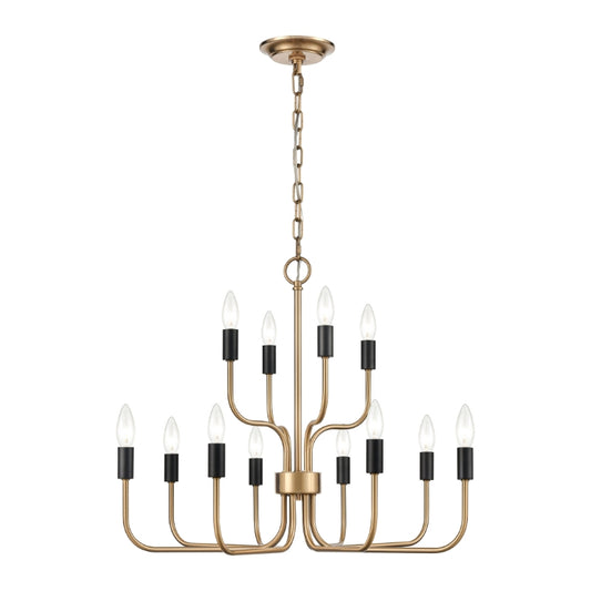 EPPING AVENUE 24'' WIDE 12-LIGHT CHANDELIER  - FREE SHIPPING !!!