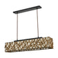 BINDAN 39'' WIDE 3-LIGHT LINEAR CHANDELIER  -  FREE SHIPPING !!!