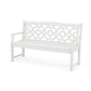 POLYWOOD Chinoiserie 60" Garden Bench — White