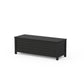 POLYWOOD Nautical 48" Storage Bench — Black