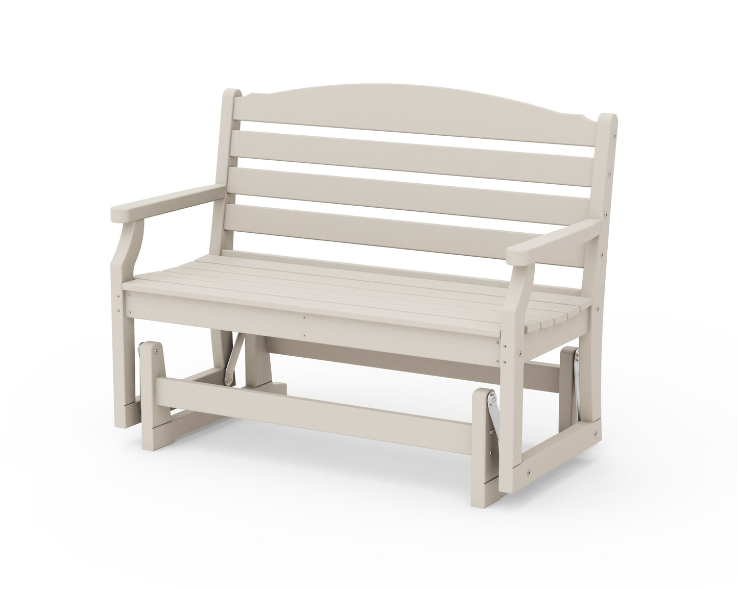 POLYWOOD Savannah 48" Glider — Sand
