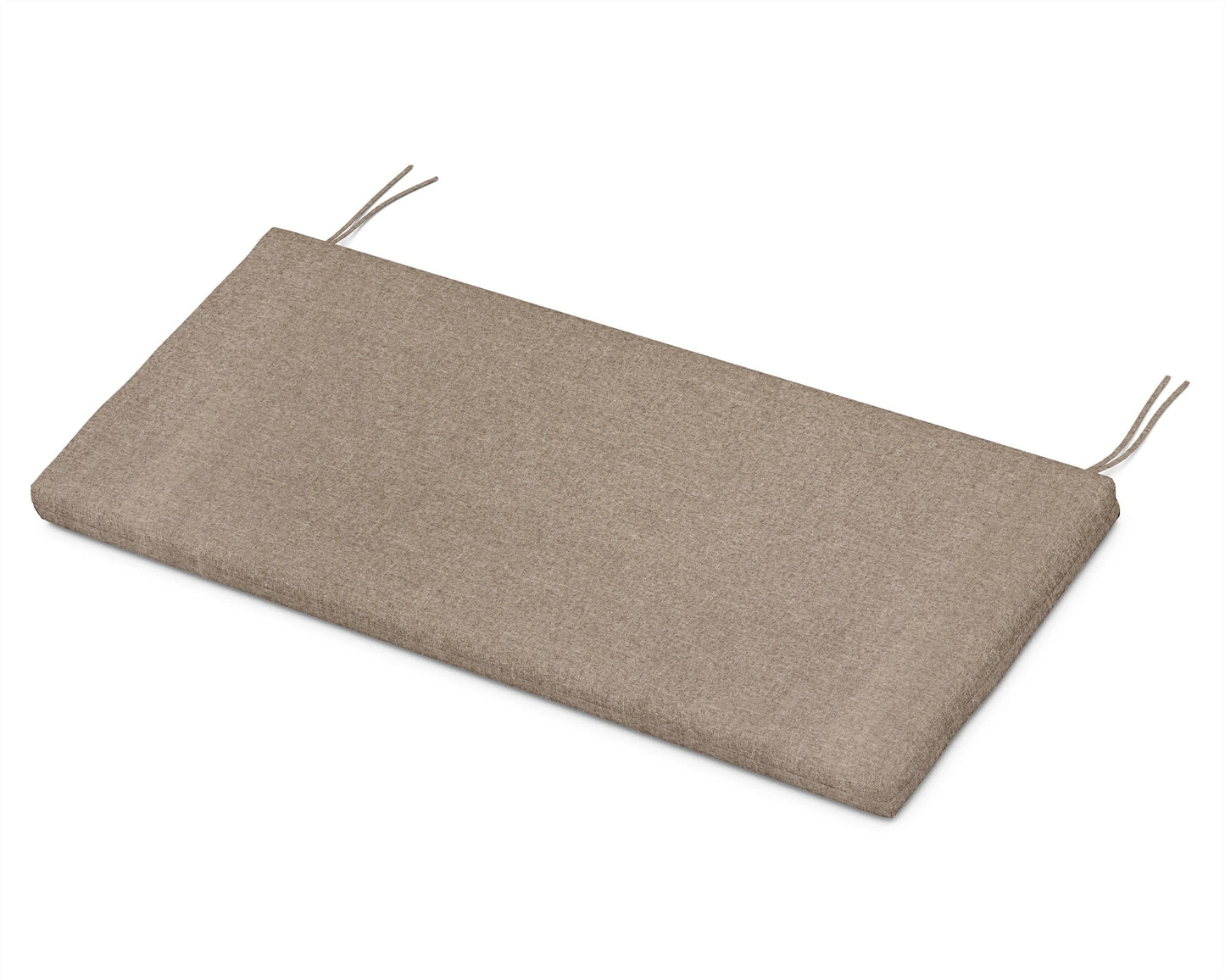 POLYWOOD Bench Seat Cushion - 17.75"D x 41"W x 2.5"H — Spiced Burlap