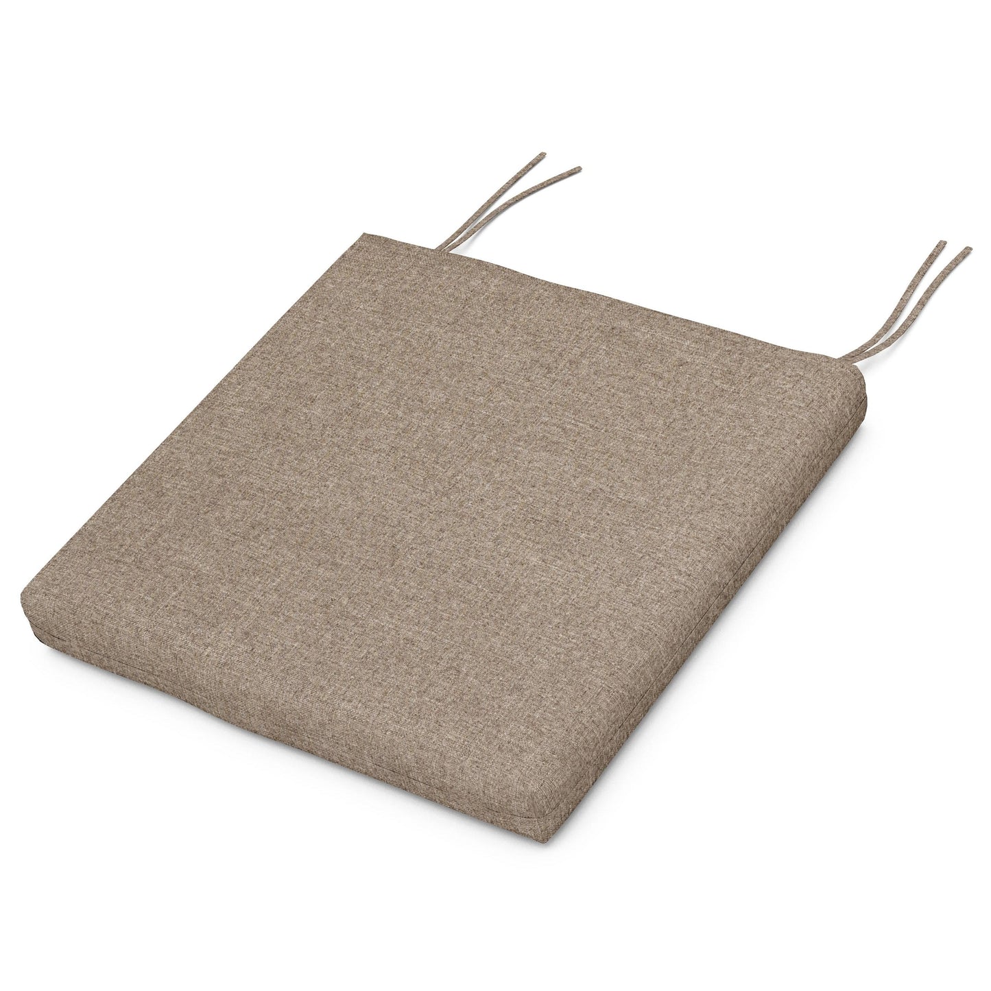 POLYWOOD Acadia Dining Side Seat Pad — Spiced Burlap