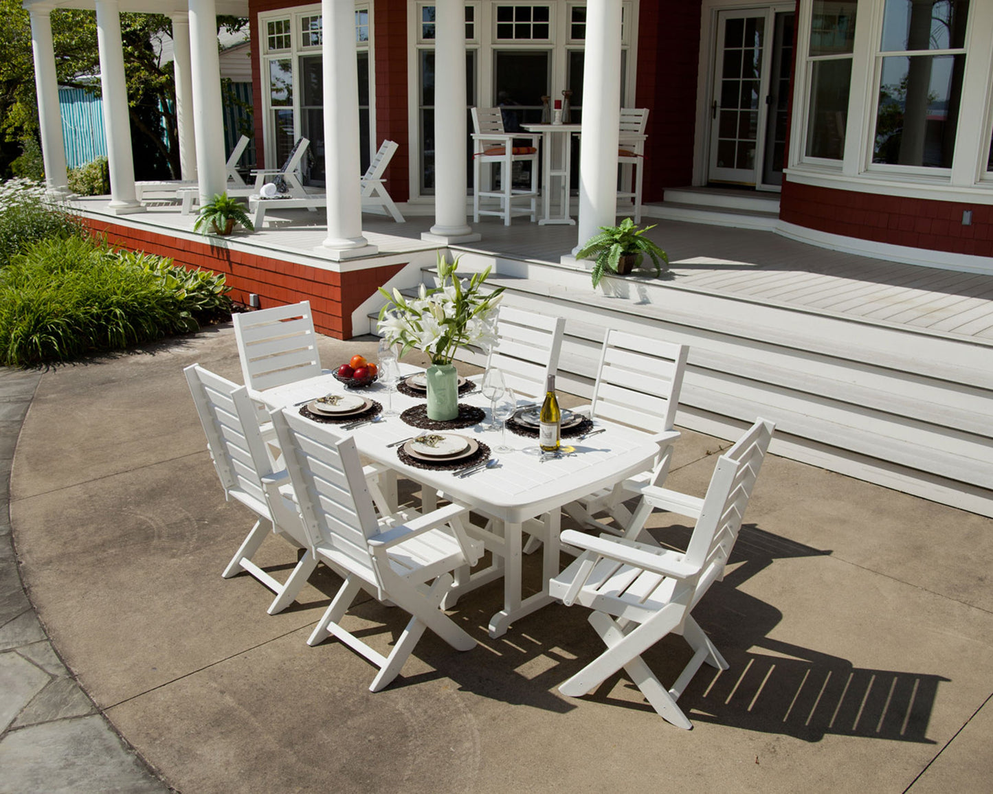 POLYWOOD Captain Folding Dining Chair