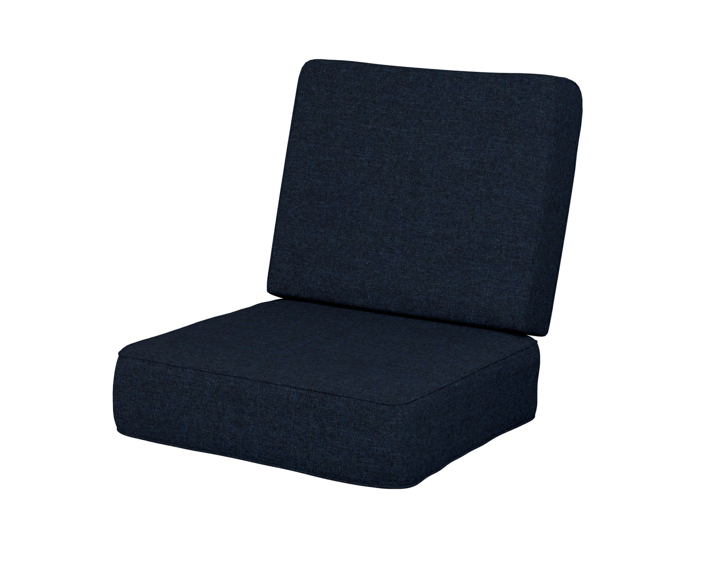 POLYWOOD Ateeva Harbour Seat and Back Cushion — Marine Indigo