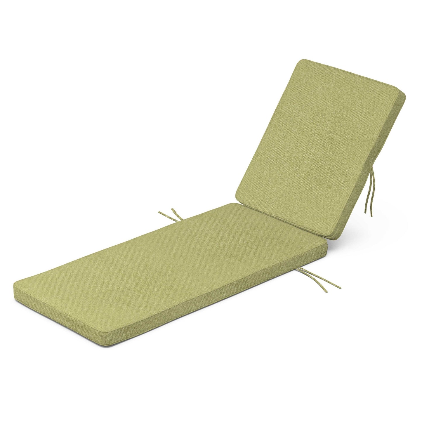 POLYWOOD Acadia Chaise Cushion — Chartreuse Boucle