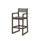 POLYWOOD EDGE Sling Bar Arm Chair — Kona / Dupioni Sea Mist Sling