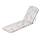POLYWOOD Chinoiserie Chaise Cushion — Leaf Dune Burlap