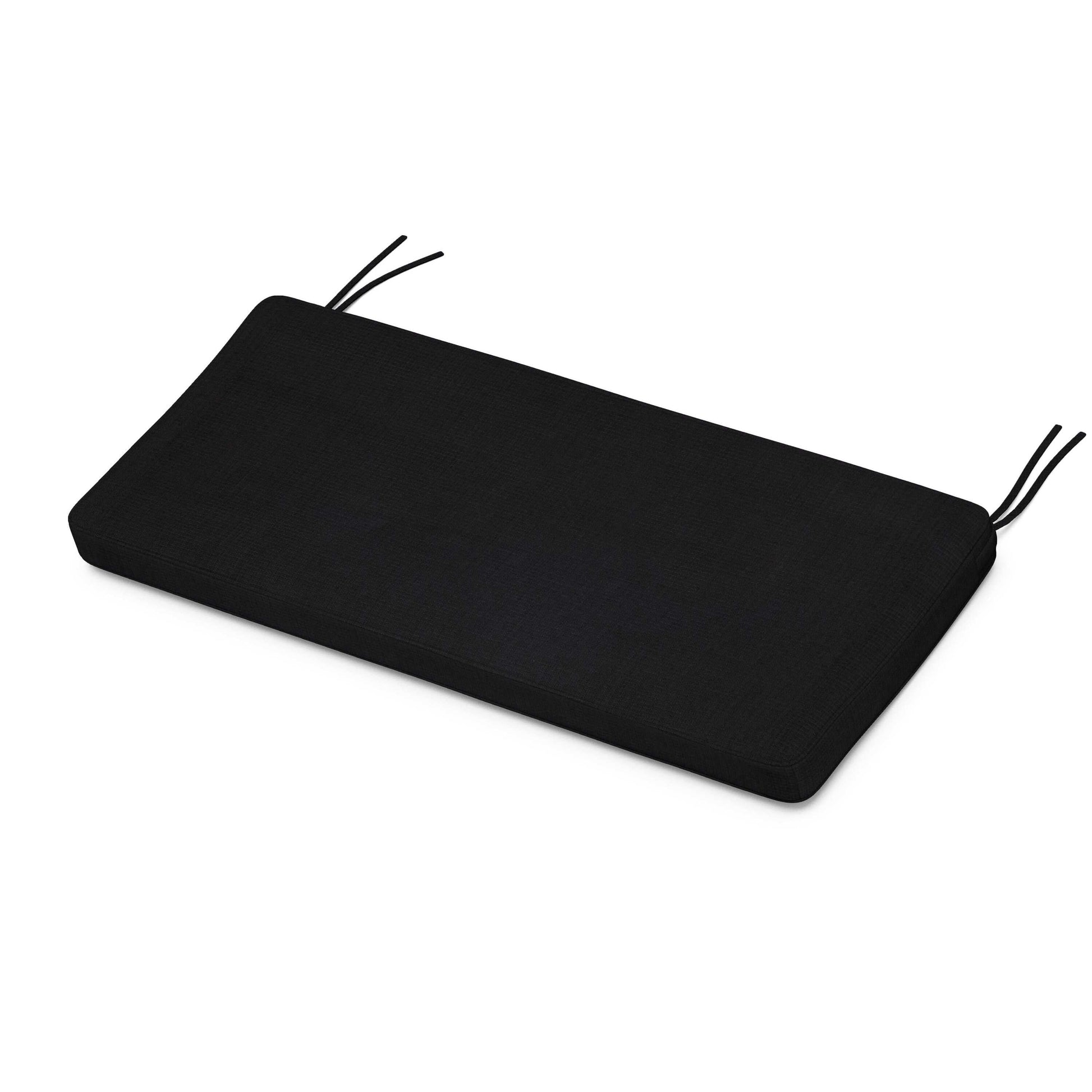 POLYWOOD Chinoiserie Bench Seat Cushion — Midnight Linen