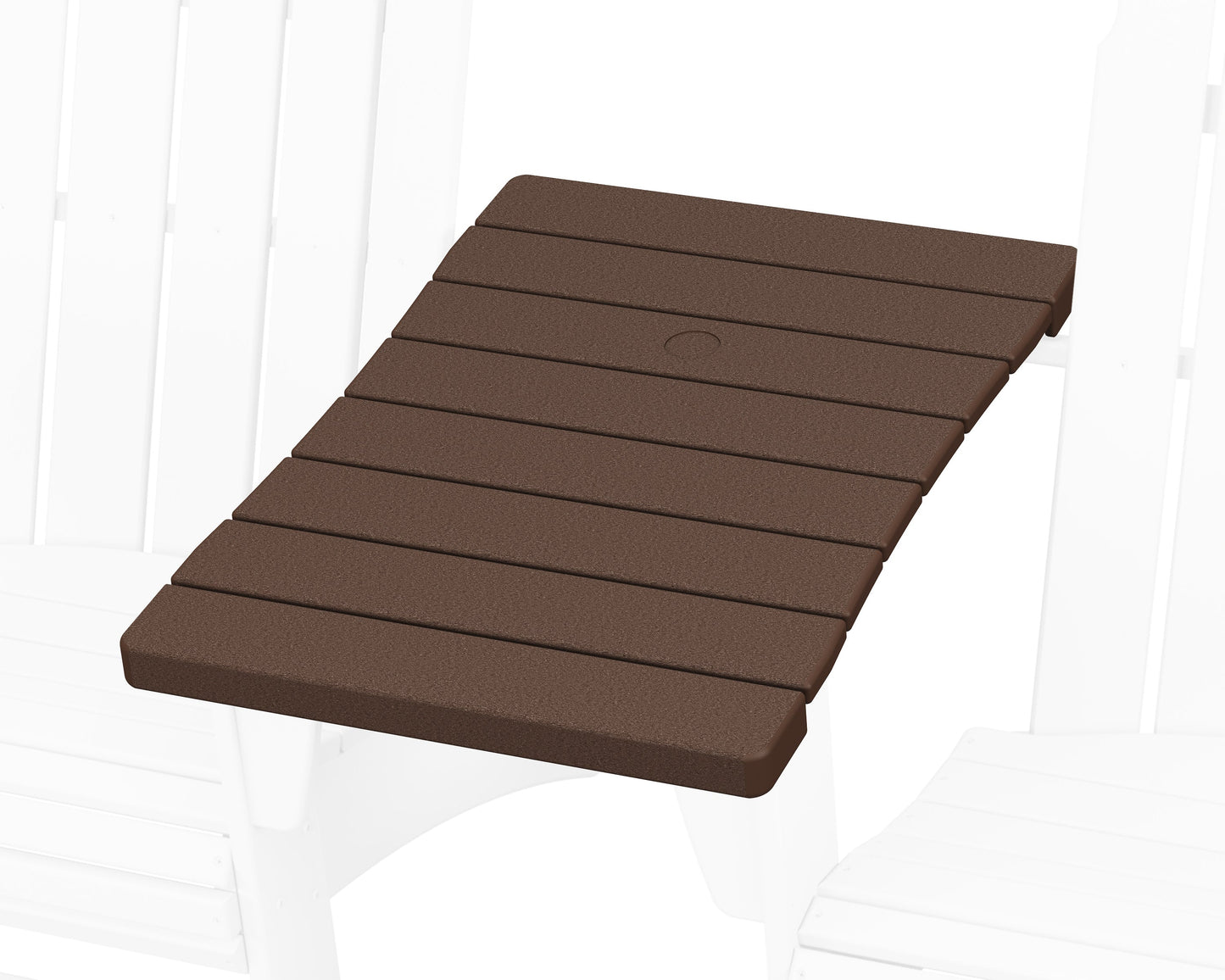 POLYWOOD 600 Series Straight Adirondack Connecting Table — Mahogany