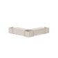 POLYWOOD 48" Nautical L- Shaped Planter Storage Bench Corner Set — Sand