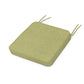 POLYWOOD Chinoiserie Side Chair Seat Cushion — Chartreuse Boucle