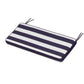 POLYWOOD Chinoiserie Bench Seat Cushion — Cabana Stripe Navy