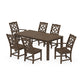 POLYWOOD Chinoiserie 7-Piece Parsons Dining Set — Kona